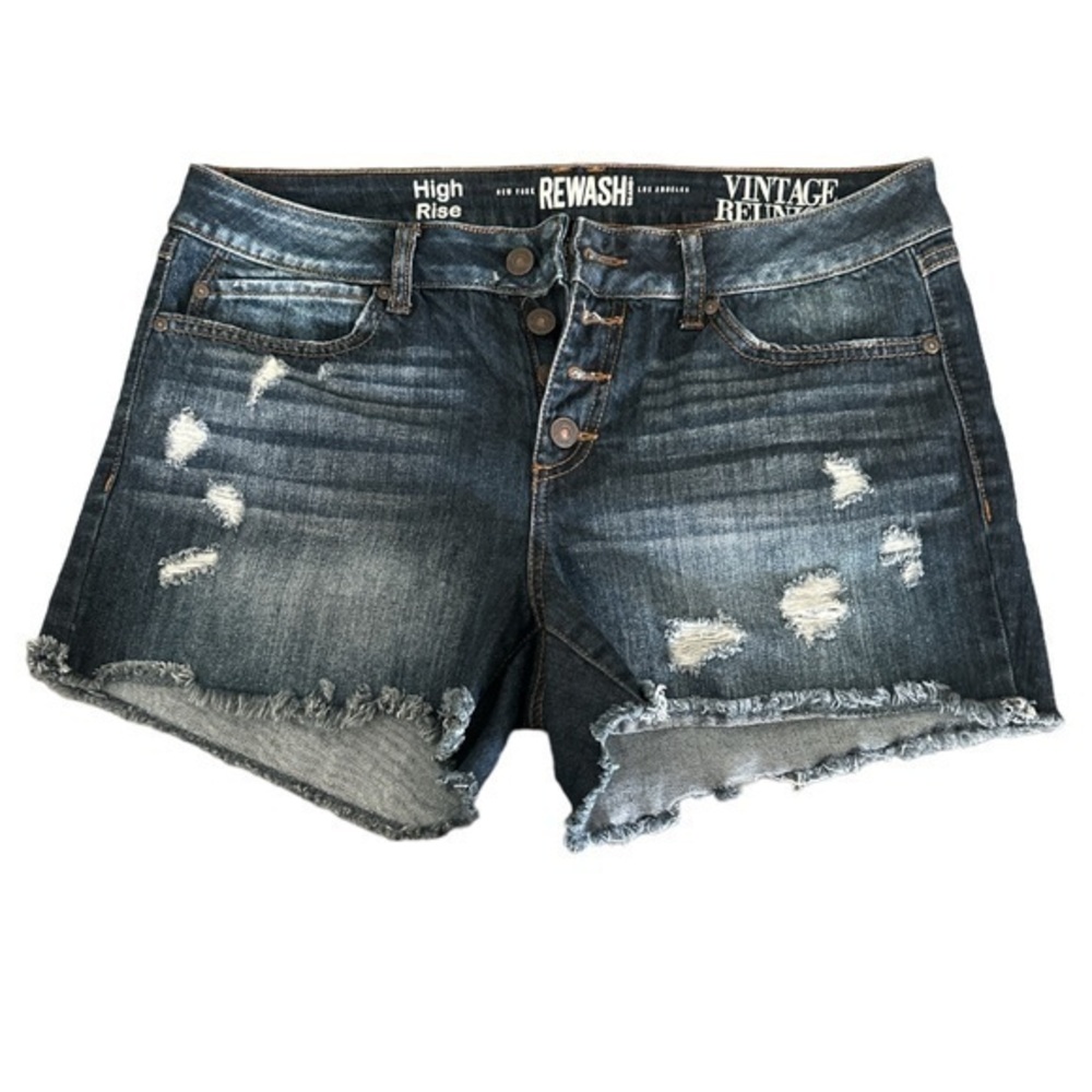 Rewash Denim Blue Shorts Vintage Size 11/30 EUC #6374